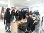 بازدید دانشجویان حسابداری دانشکده فنی و حرفه‌ای دختران ایلام از نمایشگاه هفته پژوهش 4