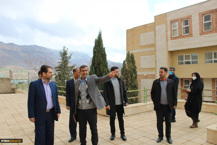 بازدید رئیس سازمان مدیریت و برنامه‌ریزی استان ایلام  از آموزشکده فنی و حرفه ای  پسران  2