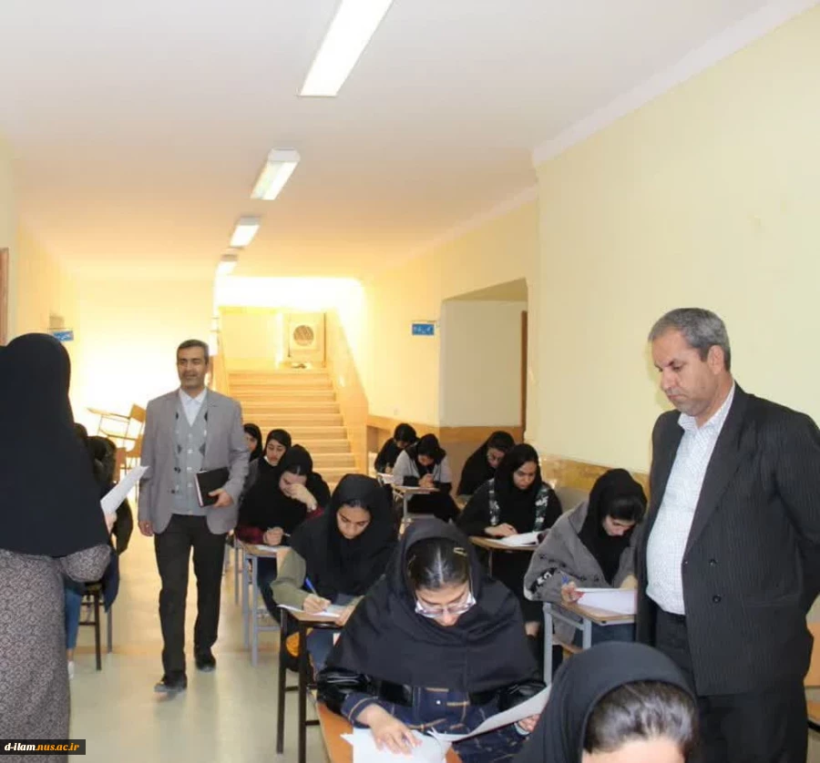 بازدید "محمد نظری" سرپرست دانشگاه فنی استان از حوزه امتحانات پایان ترم دانشجویان 4