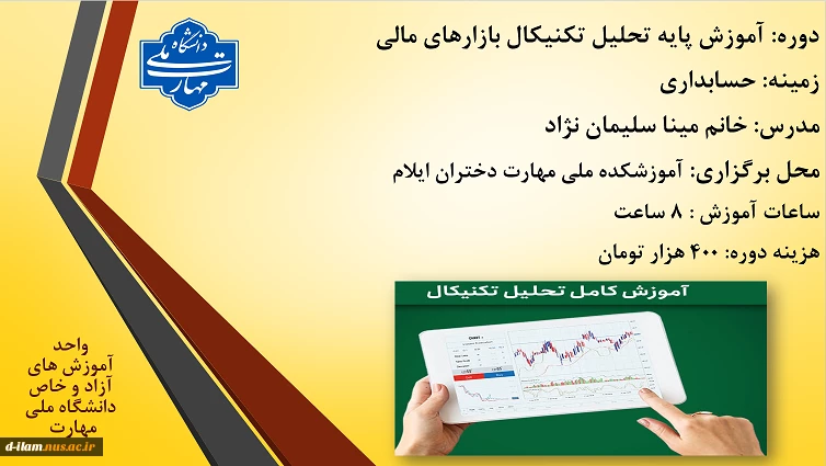 آموزش  پایه تحلیل تکنیکال بازاهای مالی (بورس اوراق بهادار و فارکس)