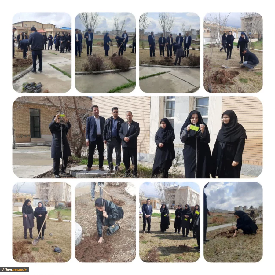 برگزاری مراسم درختکاری با عنوان یاد سبز درآستانه بزرگداشت روز شهدا
 2