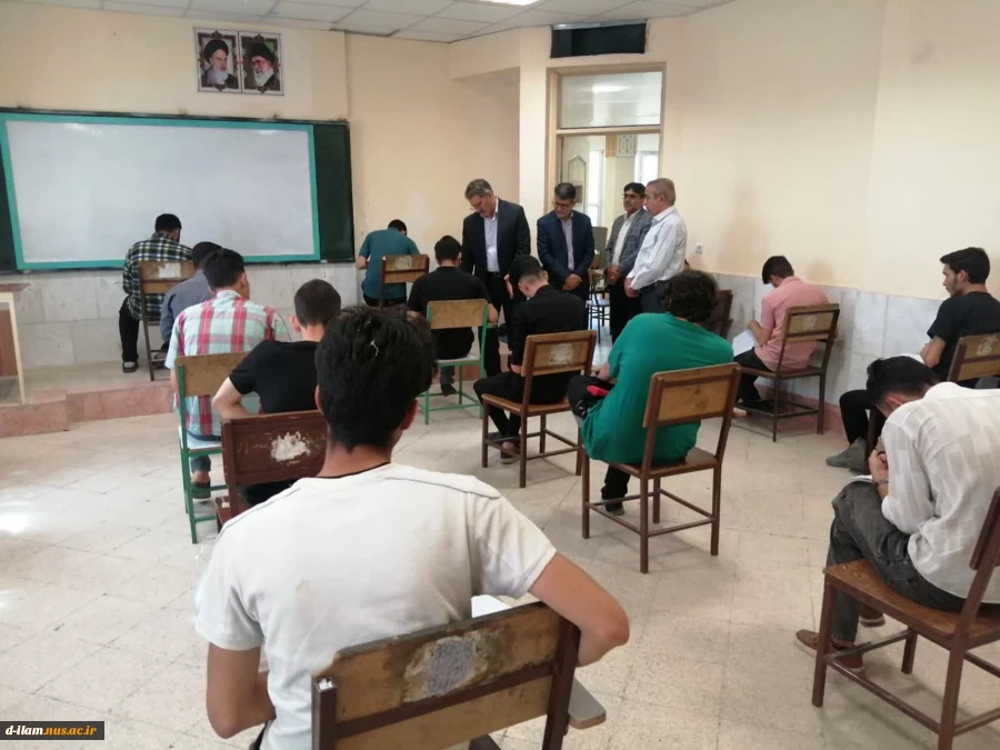 بازدید سرزده ریاست دانشگاه ملی مهارت از محل برگزاری امتحانات پایان ترم دانشجویان آموزشکده ثامن‌الحجج (ع) مشهد
 2