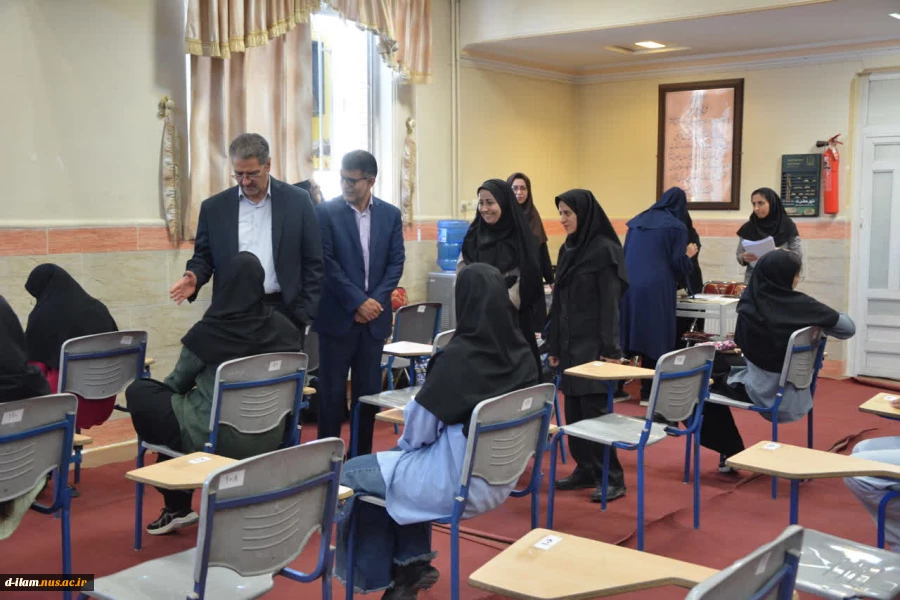 بازدید سرزده ریاست دانشگاه ملی مهارت از محل برگزاری امتحانات پایان ترم دانشجویان آموزشکده الزهرا(س) مشهد
 2