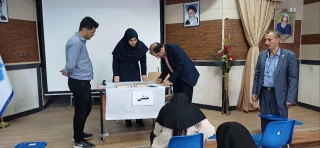 بازدید مشاور رئیس دانشگاه و رئیس مرکز نظارت،ارزیابی و تضمین کیفیت از آموزشکده حاج حشمت شهبازی نهاوند