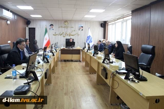 برگزاری اولین جلسه ارائه گزارش اعضای کمیته راهبری با حضور آقای دکتر زمانی رئیس دانشگاه