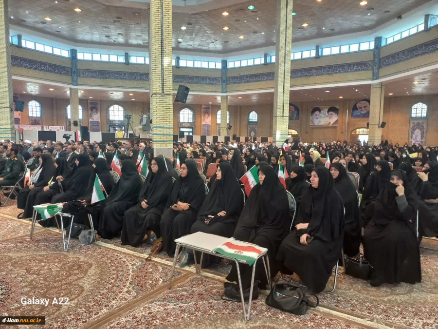 حضور کارکنان آموزشکده دختران در مراسم بزرگداشت ششمین سالگرد شهادت سپهبد شهیدحاج قاسم سلیمانی وشهیدابومهدی المهندس  2