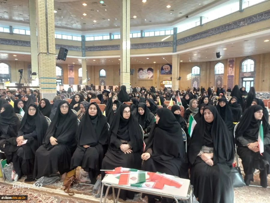 حضور کارکنان آموزشکده دختران در مراسم بزرگداشت ششمین سالگرد شهادت سپهبد شهیدحاج قاسم سلیمانی وشهیدابومهدی المهندس  2