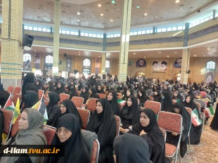 حضور کارکنان آموزشکده دختران در مراسم بزرگداشت ششمین سالگرد شهادت سپهبد شهیدحاج قاسم سلیمانی وشهیدابومهدی المهندس  3