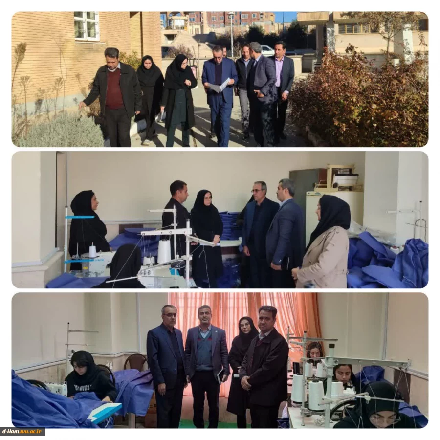 بازدید مدیرکل کمیته امداد امام از کارگاه جوار خوابگاهی آموزشکده دختران 2