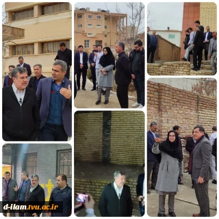 بازدید نماینده محترم مجلس شورای اسلامی از طرح ملی احداث آموزشکده دختران ایلام