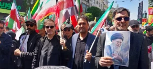 حضور بسیج کارکنان دانشگاه ملی مهارت همراه با بسیج کارکنان وزارت علوم در مراسم گرامیداشت اربعین امام شهید امت
 2