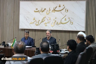 برگزاری جلسه هماهنگی میزبانی مراسم تشییع رهبر شهید با حضور دکتر زمانی در واحد استانی خراسان رضوی