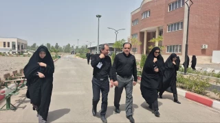 میزبانی دانشگاه ملی مهارت از زائران مراسم بدرقه آقای شهید ایران در واحد استانی قم